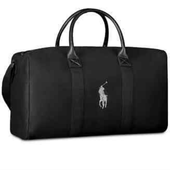 Polo Ralph Lauren | Bags | Ralph Lauren Fragrances Black Duffle Bag Gym ...